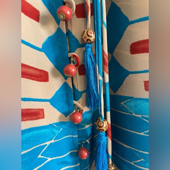 Anthologies Plenty by Tracy Reese Desert Turquoise Maxi Dress size Small - Picture 16 of 16